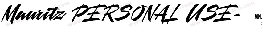 Mauritz PERSONAL USE字体转换